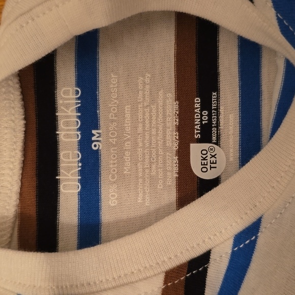 OKIE DOKIE BRAND BABY BOYS BUNDLE OF 3 ITEMS ALL SIZE 9 MONTHS - Picture 13 of 14